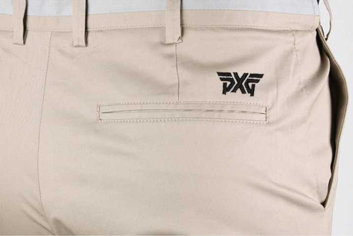 PXG 남성 자수로고 히든밴드 슬림핏 면 스판 팬츠(3color)