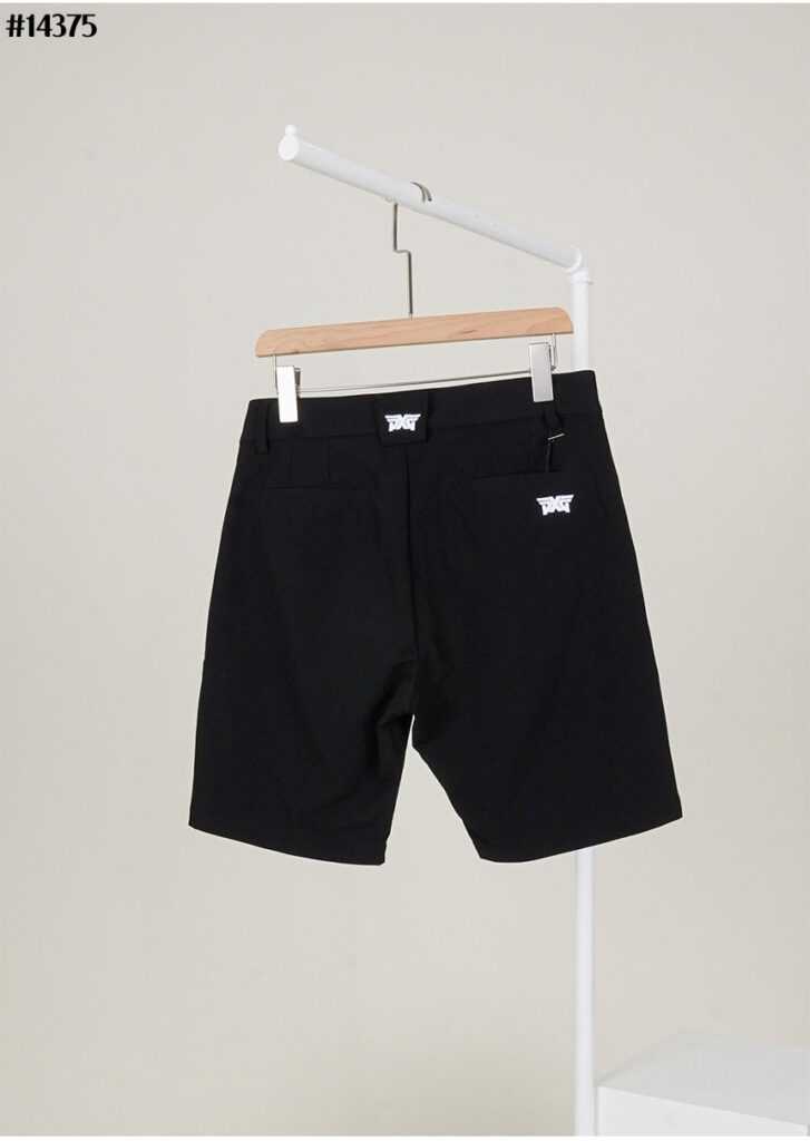 PXG 남성 자수 로고 체크 배색 하프 팬츠(2color)
