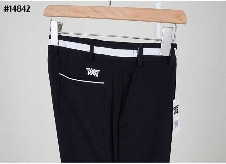 PXG 남성 웨이스트 라인 자수 로고 슬림핏 골프 팬츠(4color)