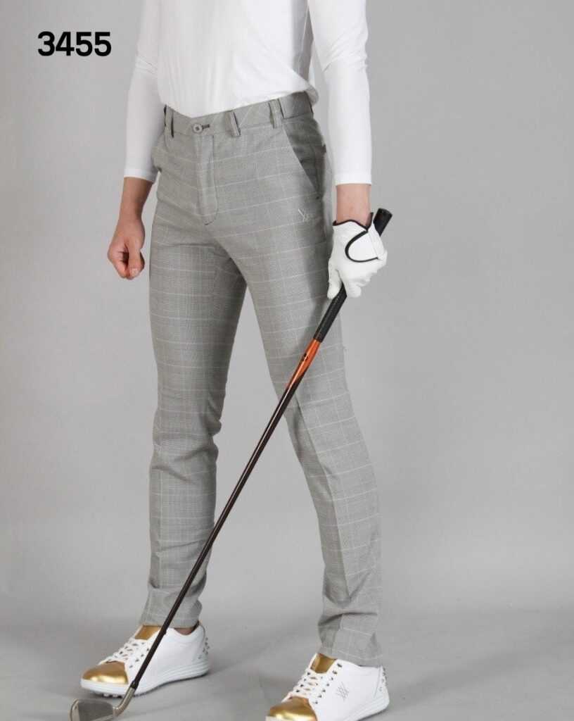 어뉴 남자 3455 썸머 포인트체크 스판 바지 팬츠(2color)