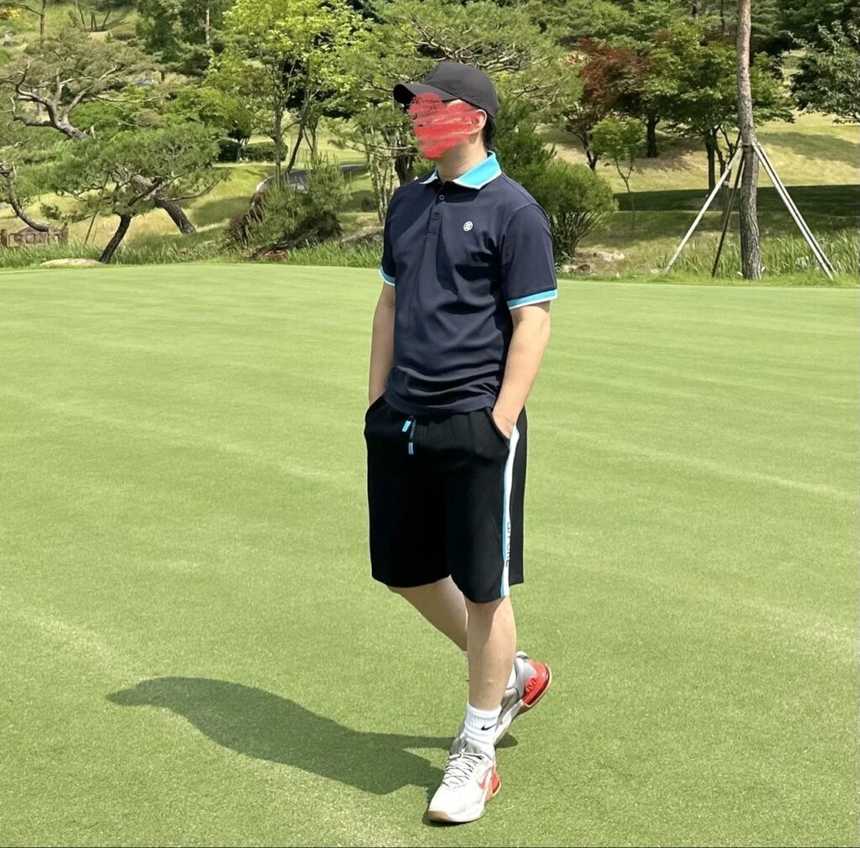 지포어 남성 니트 쇼츠