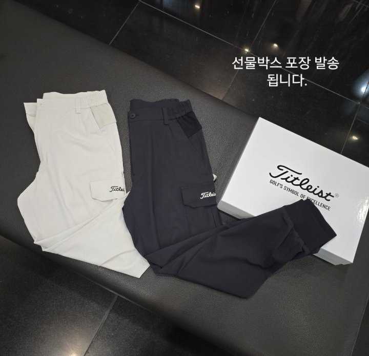 타이틀리스트 남성 SS 남성 투어 조거 카고 팬츠(2color)
