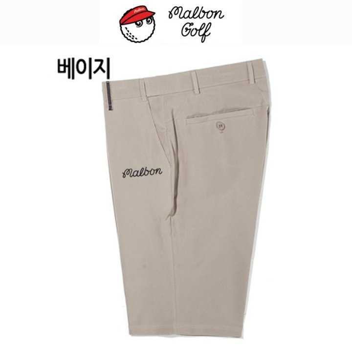 말본 남성 허리 싱글띠 하프팬츠(4color)