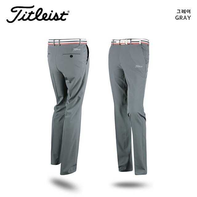 타이틀리스트 자수로고 베이직 스판 팬츠(6color)
