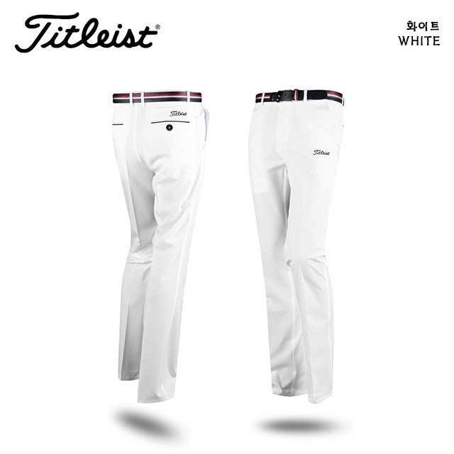 타이틀리스트 자수로고 베이직 스판 팬츠(6color)