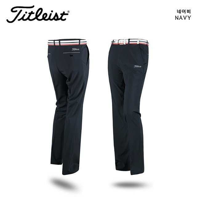 타이틀리스트 자수로고 베이직 스판 팬츠(6color)