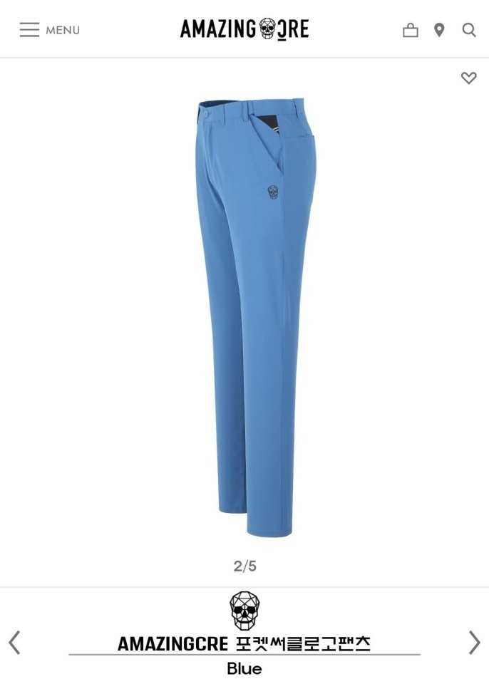 어메이징크리 남성 여름용 포켓써클 로고 팬츠(3color)