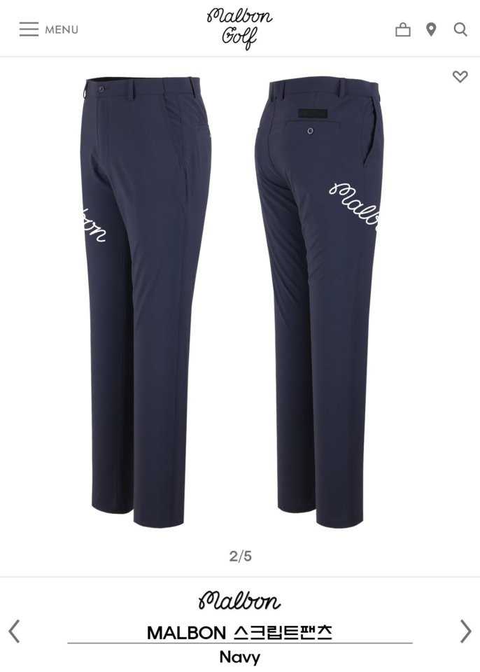 말본 남성 여름용 스크립트 팬츠(5color)