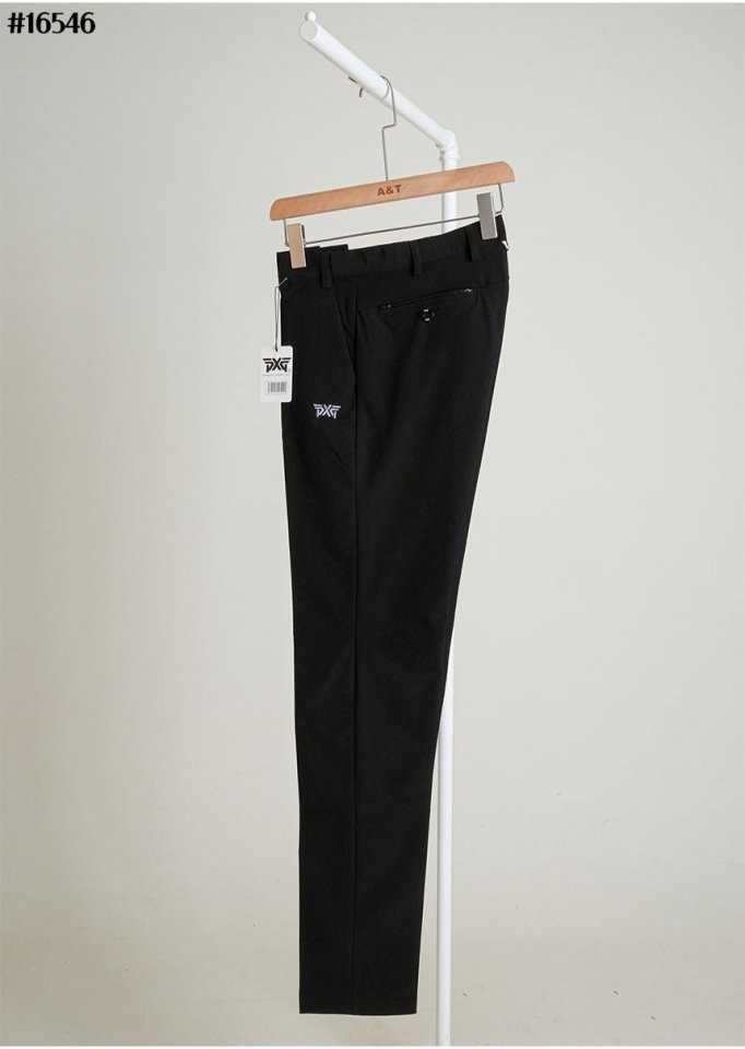 PXG 자수 로고 레더 포켓 라인 슬림핏 골프 팬츠(3color)