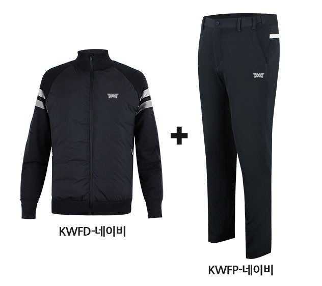 PXG P 방풍패딩 기모 하의 세트