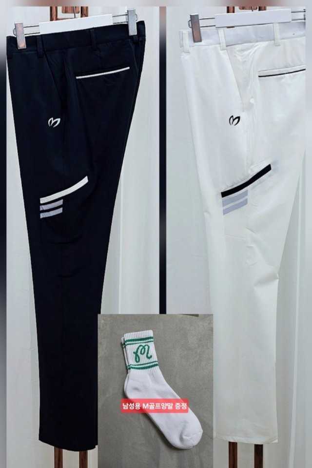 마스터바니 남성 삼선 포인트 필드 여름 팬츠(2color)