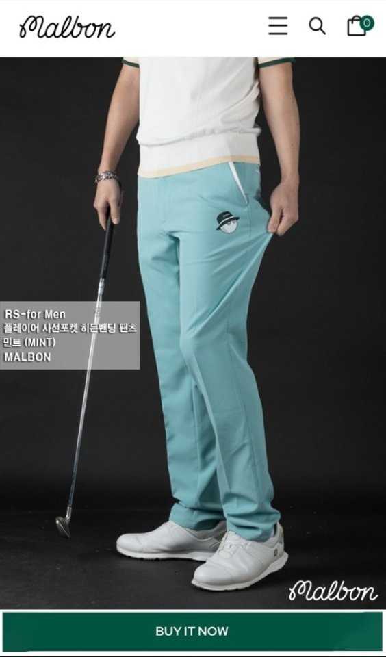 말본 남성 플레이어 사선포켓 히든밴딩 팬츠(3color)