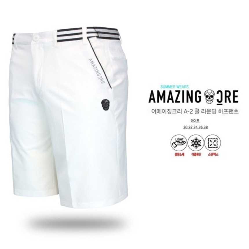 어메이징크리 남성 A-2 쿨 라운딩 하프팬츠(2color)