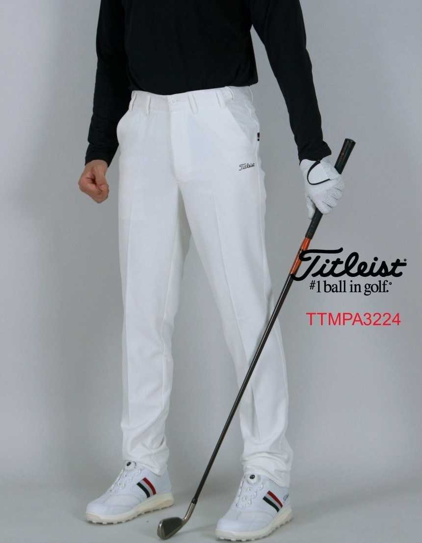 타이틀리스트 남자 TTMPA3224 투어핏 배색포인트 기모 바지 팬츠(2color)