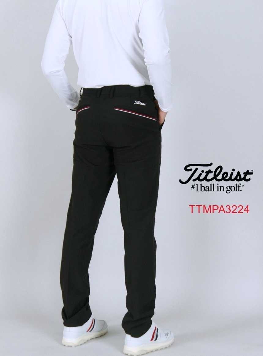 타이틀리스트 남자 TTMPA3224 투어핏 배색포인트 기모 바지 팬츠(2color)