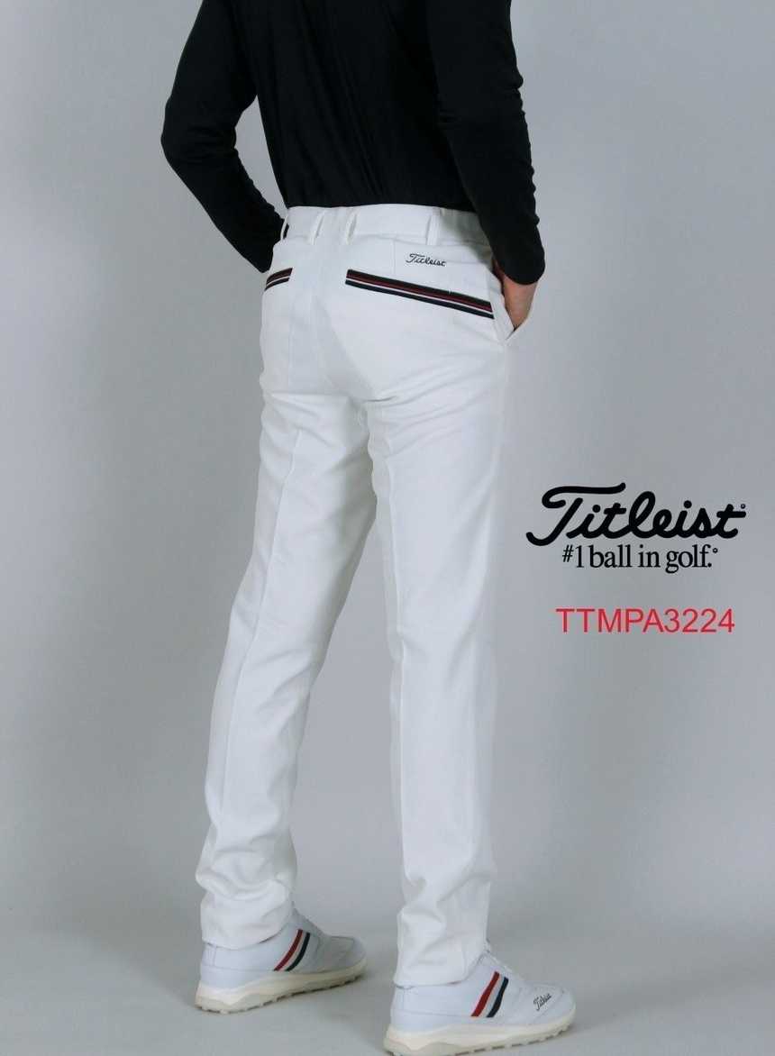 타이틀리스트 남자 TTMPA3224 투어핏 배색포인트 기모 바지 팬츠(2color)