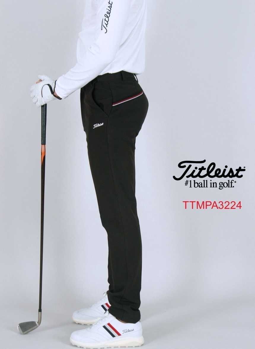 타이틀리스트 남자 TTMPA3224 투어핏 배색포인트 기모 바지 팬츠(2color)