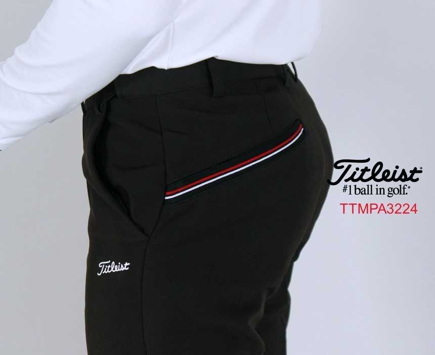 타이틀리스트 남자 TTMPA3224 투어핏 배색포인트 기모 바지 팬츠(2color)