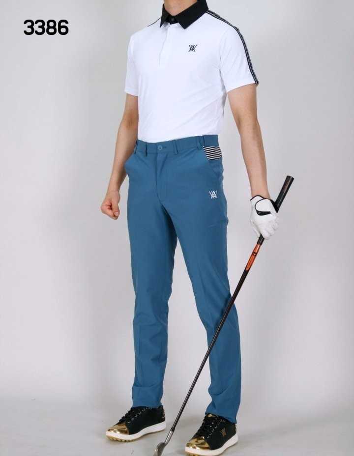 어뉴 남자 3386 잔줄포인트 스판 바지 팬츠(3color)