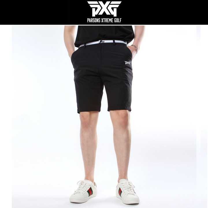 PXG 남성 허리띠 스판 하프팬츠(4color)