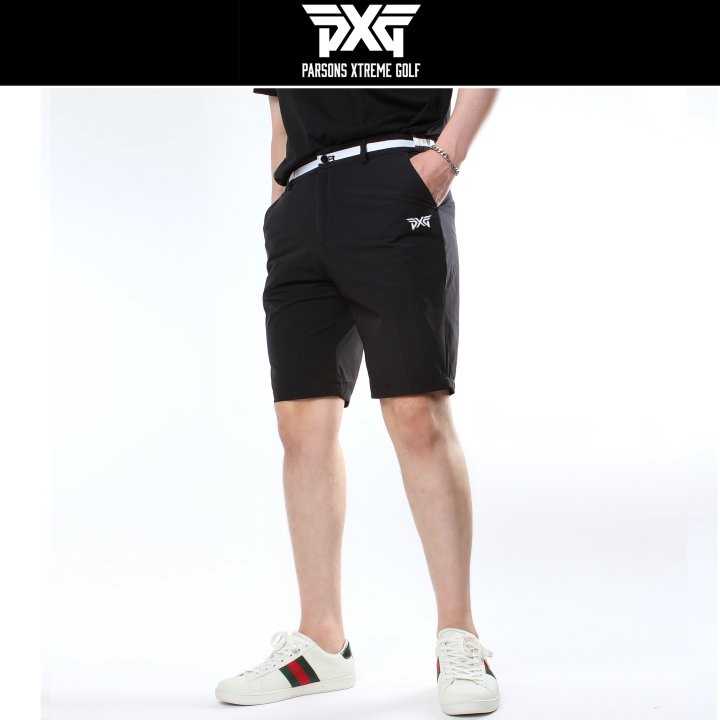PXG 남성 허리띠 스판 하프팬츠(4color)