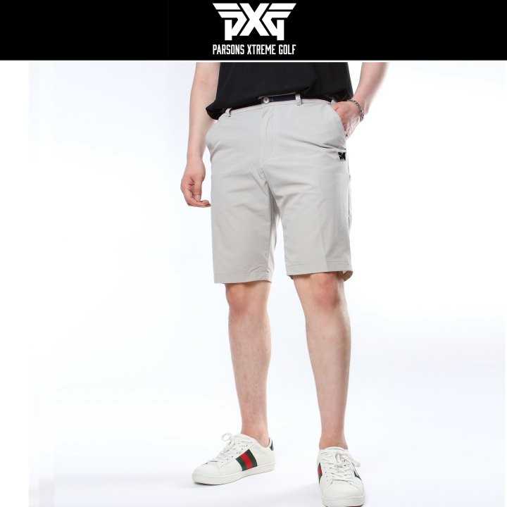 PXG 남성 허리띠 스판 하프팬츠(4color)
