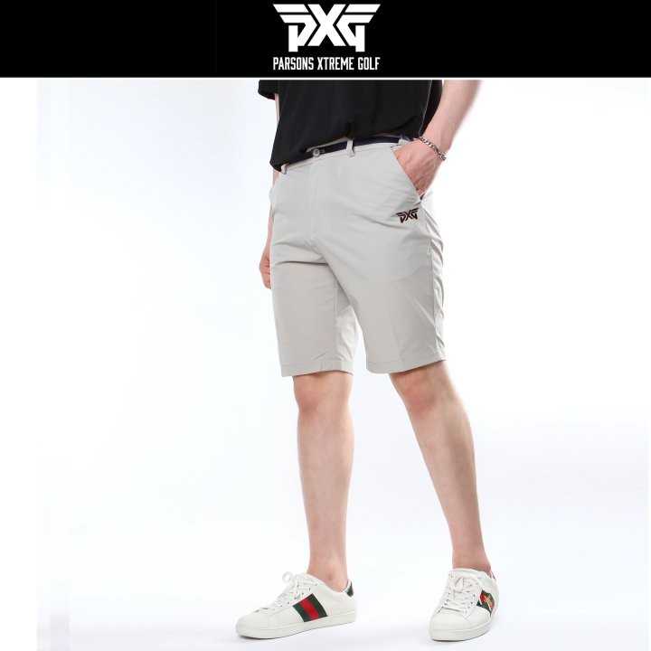 PXG 남성 허리띠 스판 하프팬츠(4color)