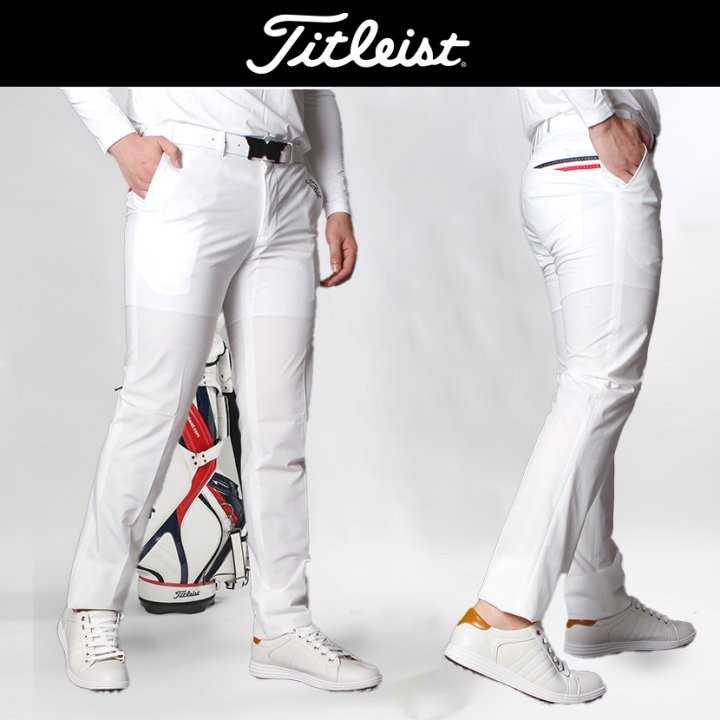 타이틀리스트 남성 뒤 포인트 삼선 팬츠(3color)
