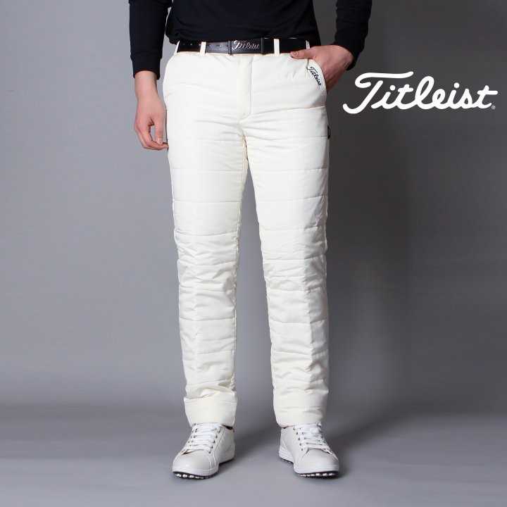 타이틀리스트 퀼팅 패딩 기모팬츠(3color)
