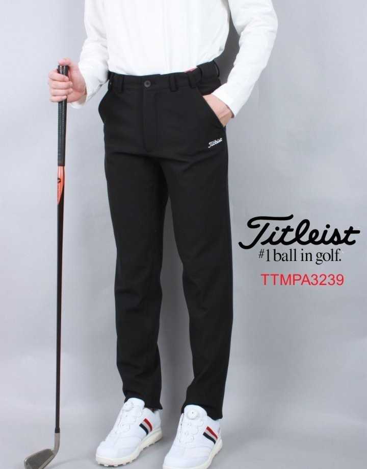 타이틀리스트 남자 TTMPA3239 삼색띠라인 기모 스판바지 팬츠(2color)