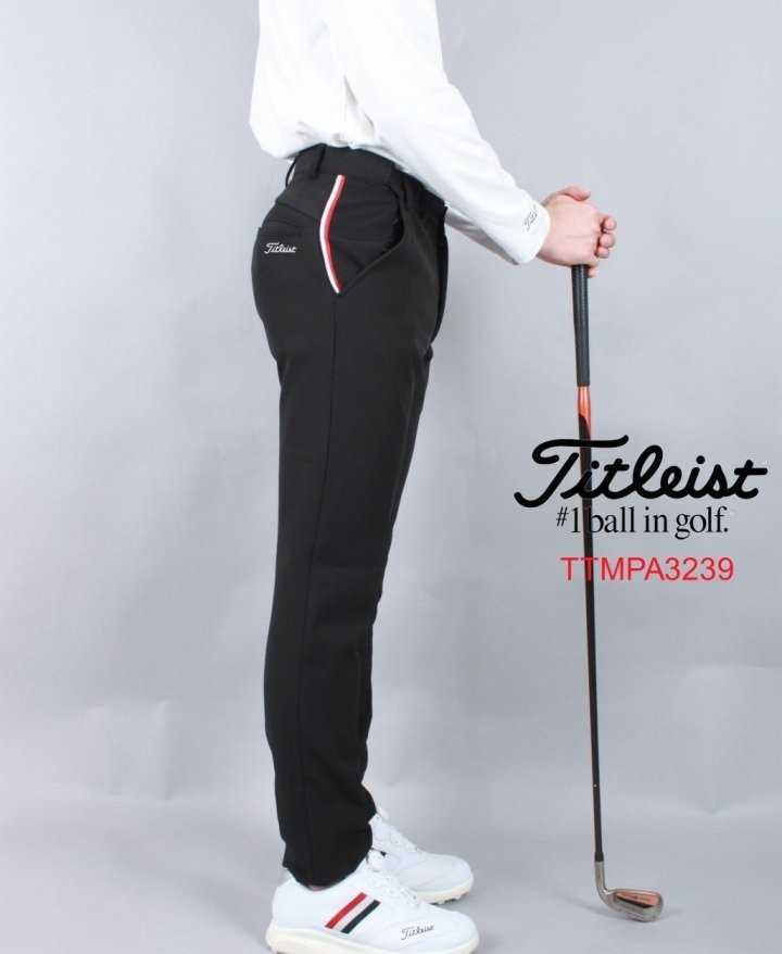 타이틀리스트 남자 TTMPA3239 삼색띠라인 기모 스판바지 팬츠(2color)