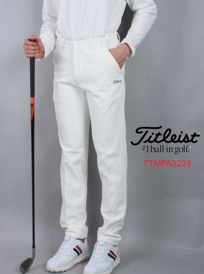 타이틀리스트 남자 TTMPA3239 삼색띠라인 기모 스판바지 팬츠(2color)