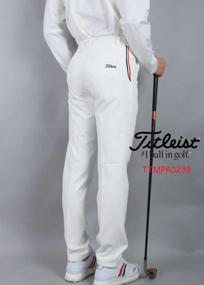 타이틀리스트 남자 TTMPA3239 삼색띠라인 기모 스판바지 팬츠(2color)