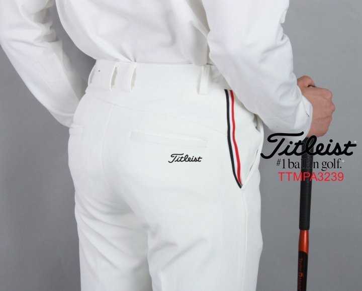 타이틀리스트 남자 TTMPA3239 삼색띠라인 기모 스판바지 팬츠(2color)