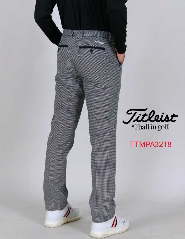 타이틀리스트 남자 TTMPA3218 아이언체크 기모 바지 팬츠(2color)