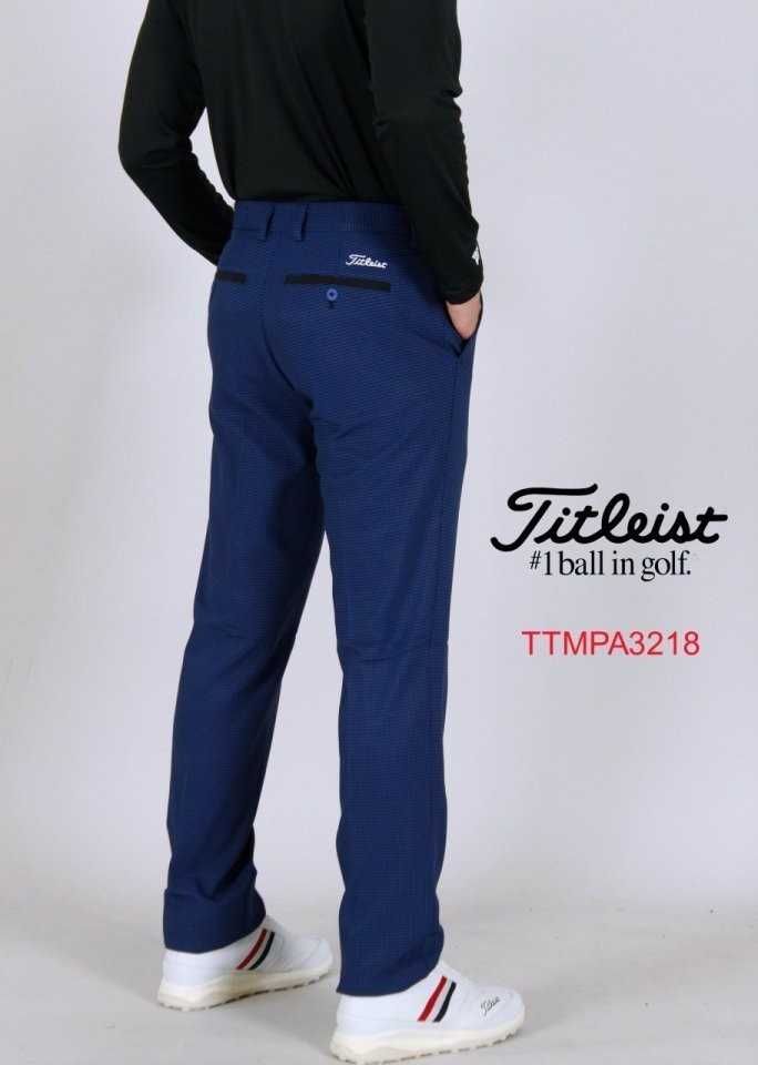 타이틀리스트 남자 TTMPA3218 아이언체크 기모 바지 팬츠(2color)
