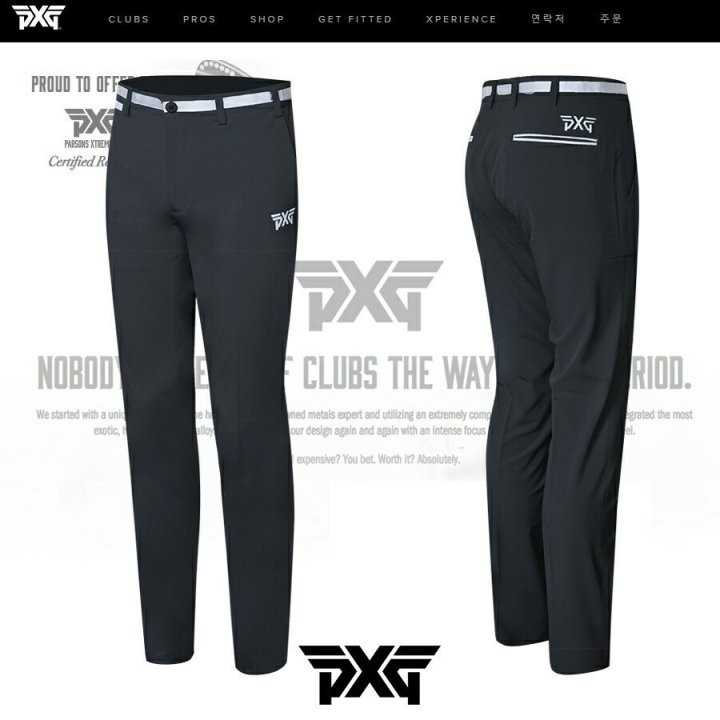 PXG 남성 베이직 허리포인트 팬츠(3color)