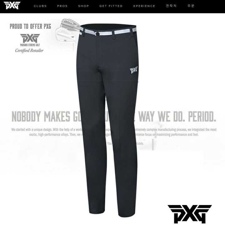 PXG 남성 베이직 허리포인트 팬츠(3color)
