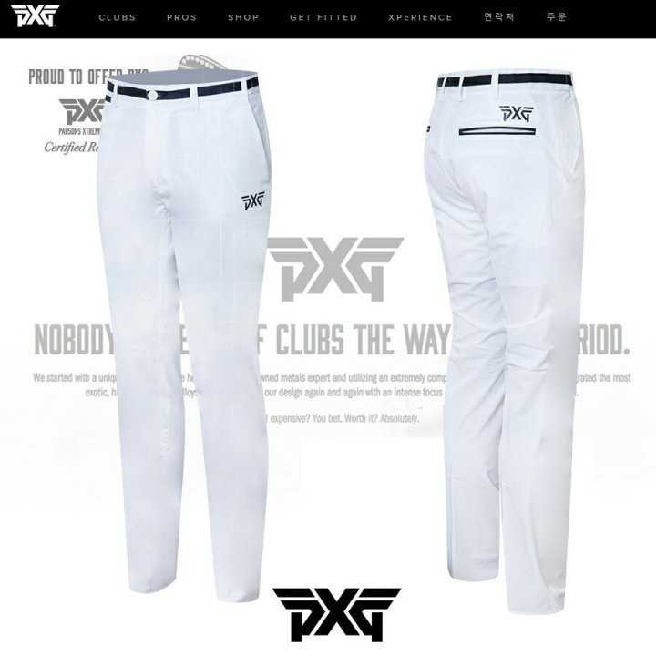 PXG 남성 베이직 허리포인트 팬츠(3color)