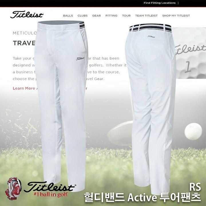 타이틀리스트 남성 헐디밴드 ACTIV 투어팬츠(3color)