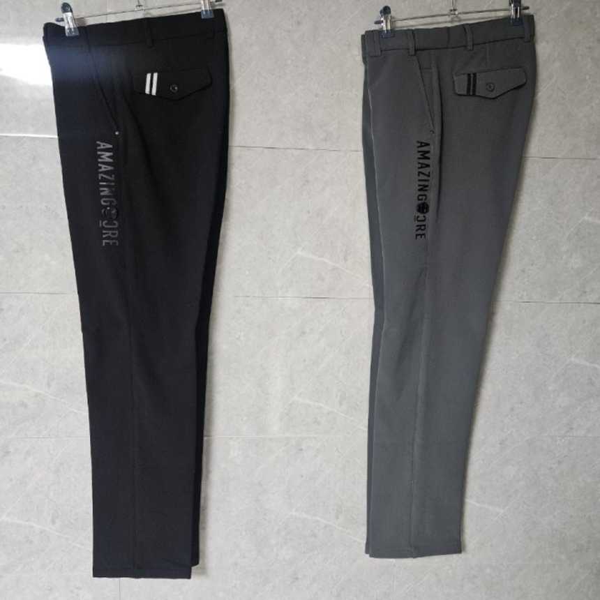 어메이징크리 매직밴드 두줄포인트 팬츠(2color)