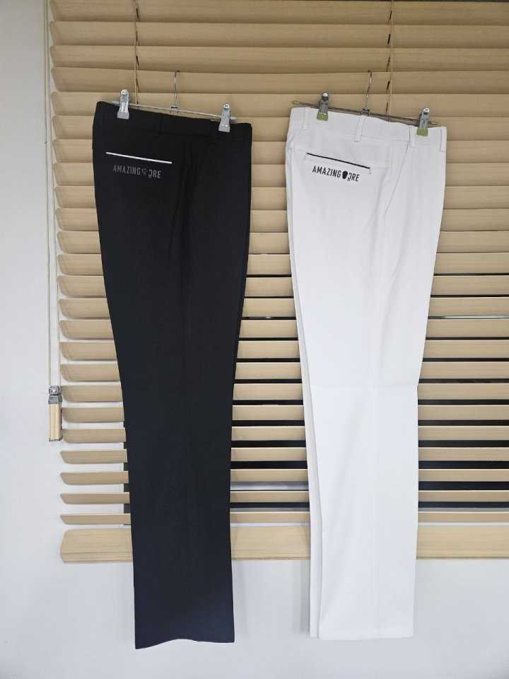 어메이징크리 남성 매직밴드 벨트걸이 포인트 바지(2color)
