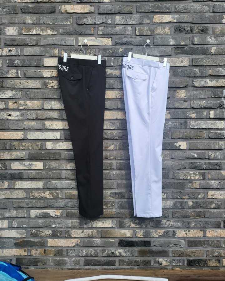 어메이징크리 남성 2줄포인트 스판 골프 팬츠(2color)
