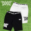 PXG 사이드밴딩 벨트루프 스몰로고 배색 포켓 스트레치 레귤러핏 숏팬츠(2color)