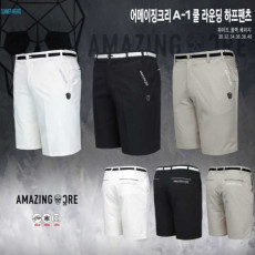 어메이징크리 남성 A-1 쿨 라운딩 하프팬츠(3color)