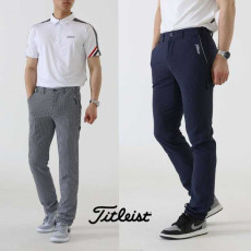 타이틀리스트 남성 수입고급 자수로고 썸머 체크 골프팬츠(2color)
