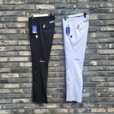 어메이징크리 남성 2줄포인트 스판 골프 팬츠(2color)