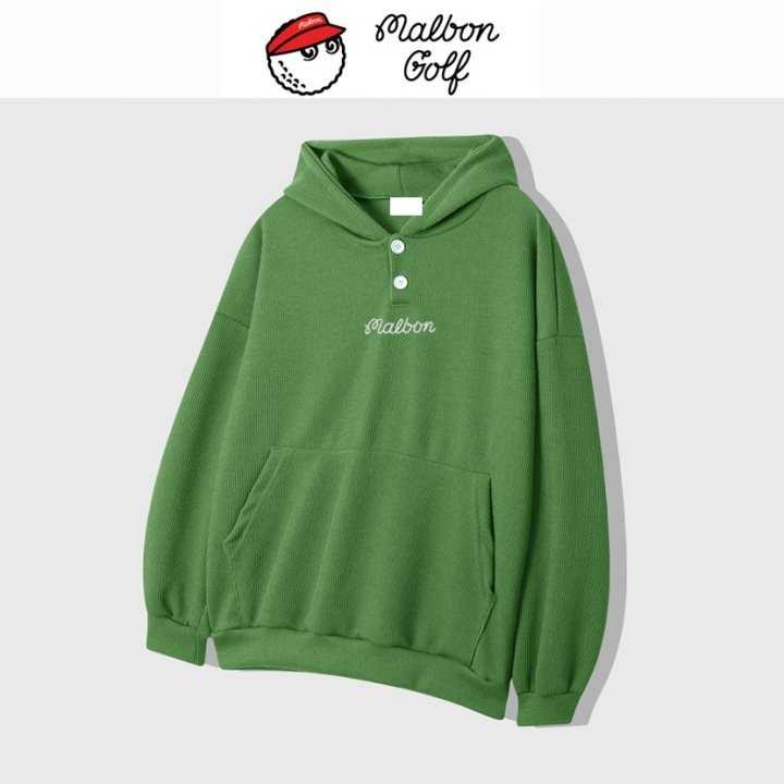 말본 남성 투버튼 베이직 후드긴팔(5color)