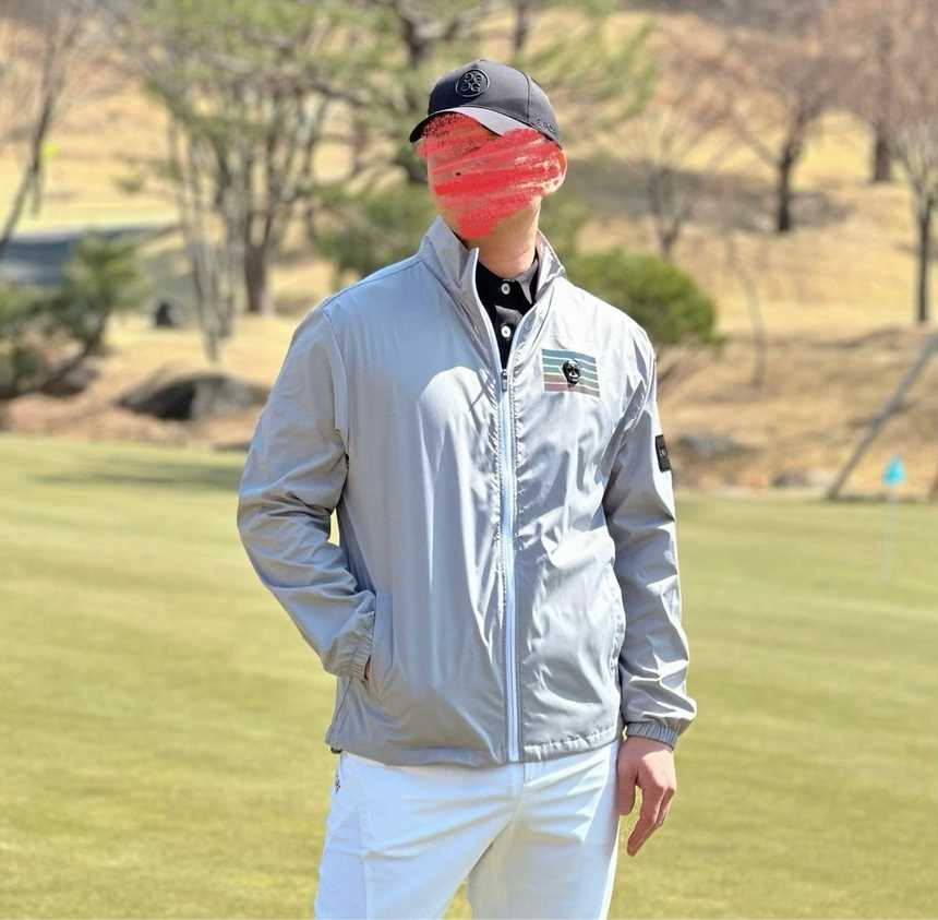 어메이징크리 남성 아이언헤드 백로고 윈드 자켓