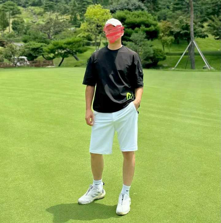 지포어 남성 하이브리드 우븐 믹스 오버핏 티셔츠